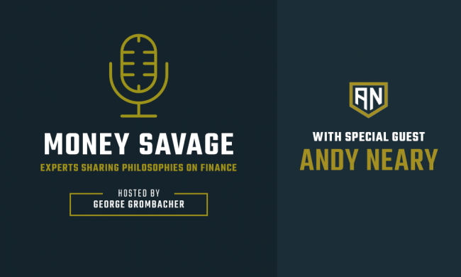 Andy Neary Money Savage podcast logo