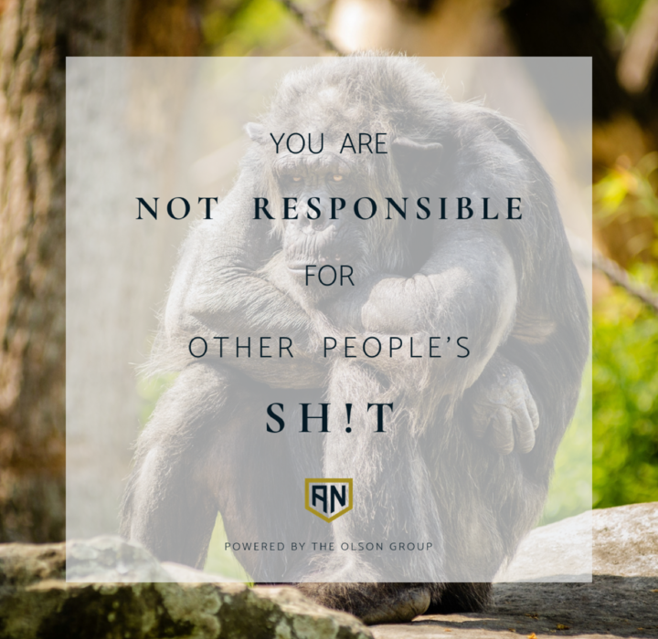 you are not responsible for other peoples sh!t quote